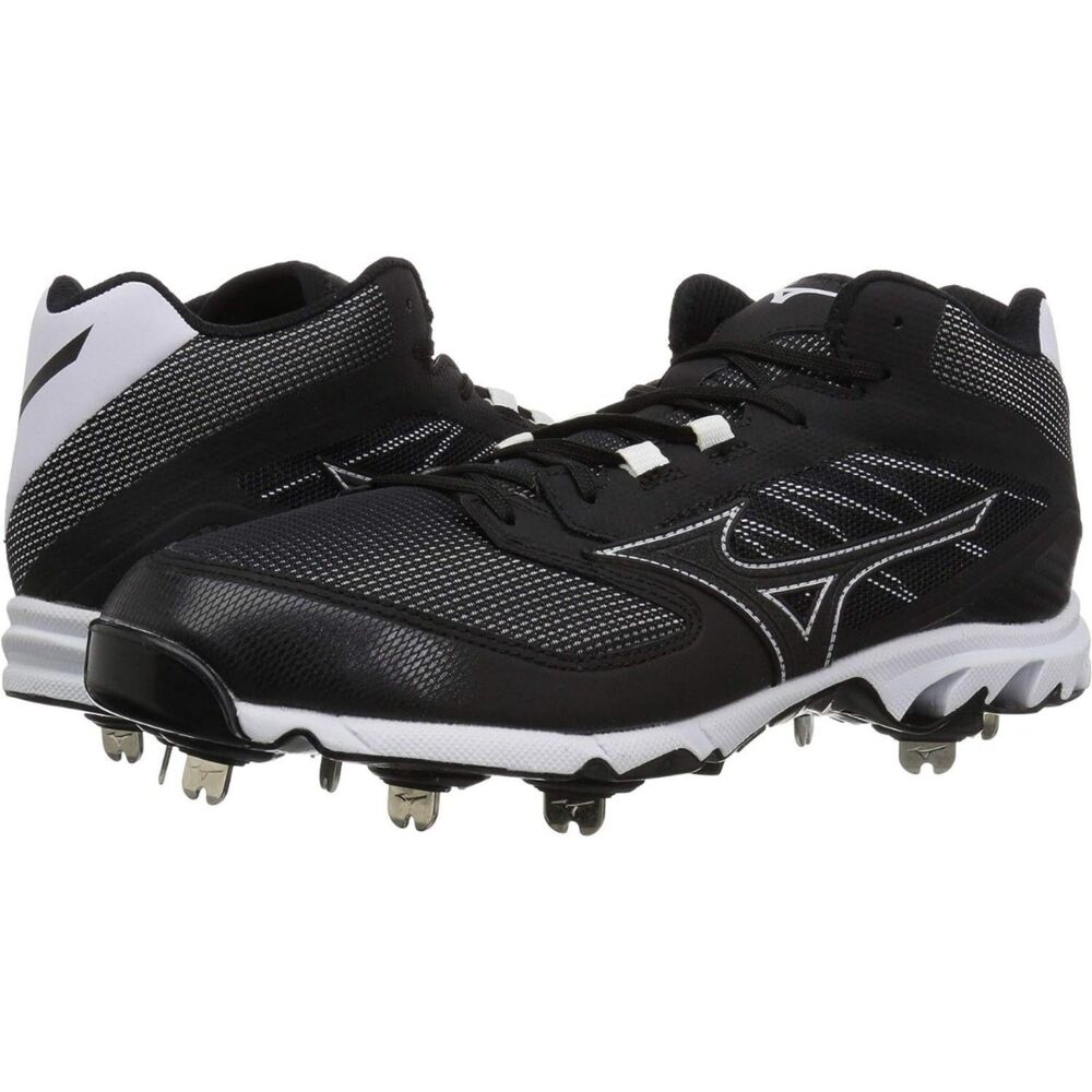 Mizuno 9-Spike Dominant‎ 2 Mid Baseball Cleats, Men's 14 US